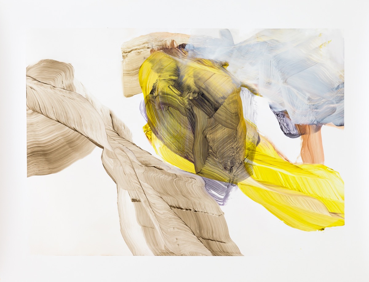 Rialto, 2016, 76 x 100 cm, Öl auf Yupo Papier