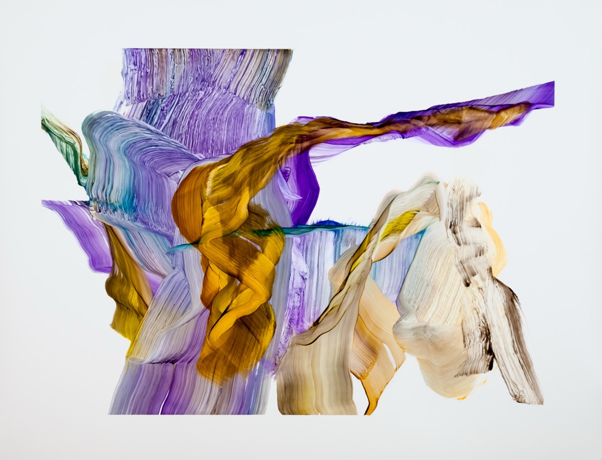 Joice, 2016, 76 x 100 cm, &Ouml;l auf Yupo Papier