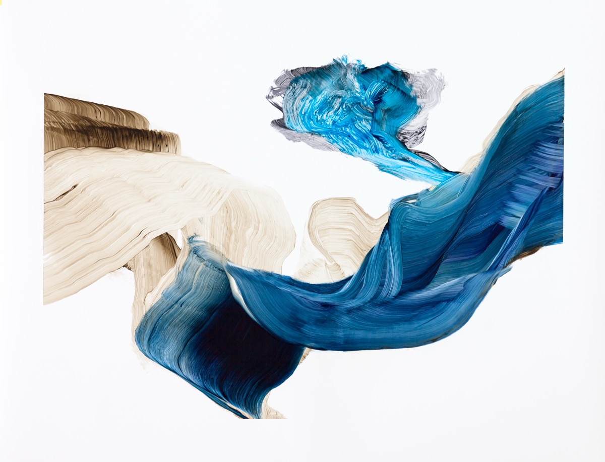 Velvet, 2016, 76 x 100 cm, &Ouml;l auf Yupo Papier