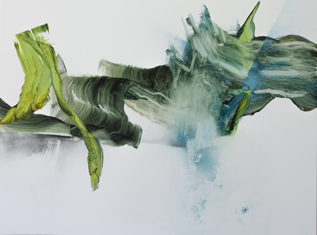 Stream, 2017, 75 x 100 cm, &Ouml;l auf Aludibond