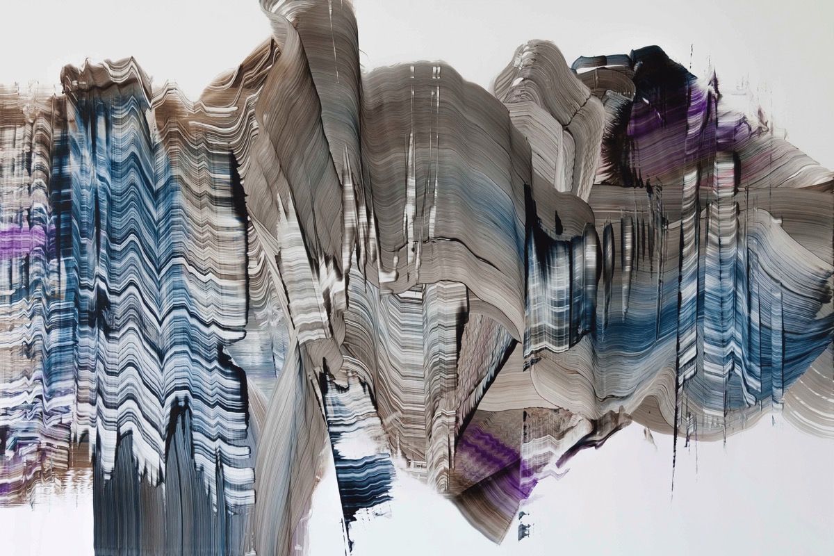 Workforce, 2018, 100 x 150 cm, &Ouml;l auf Plexiglas 