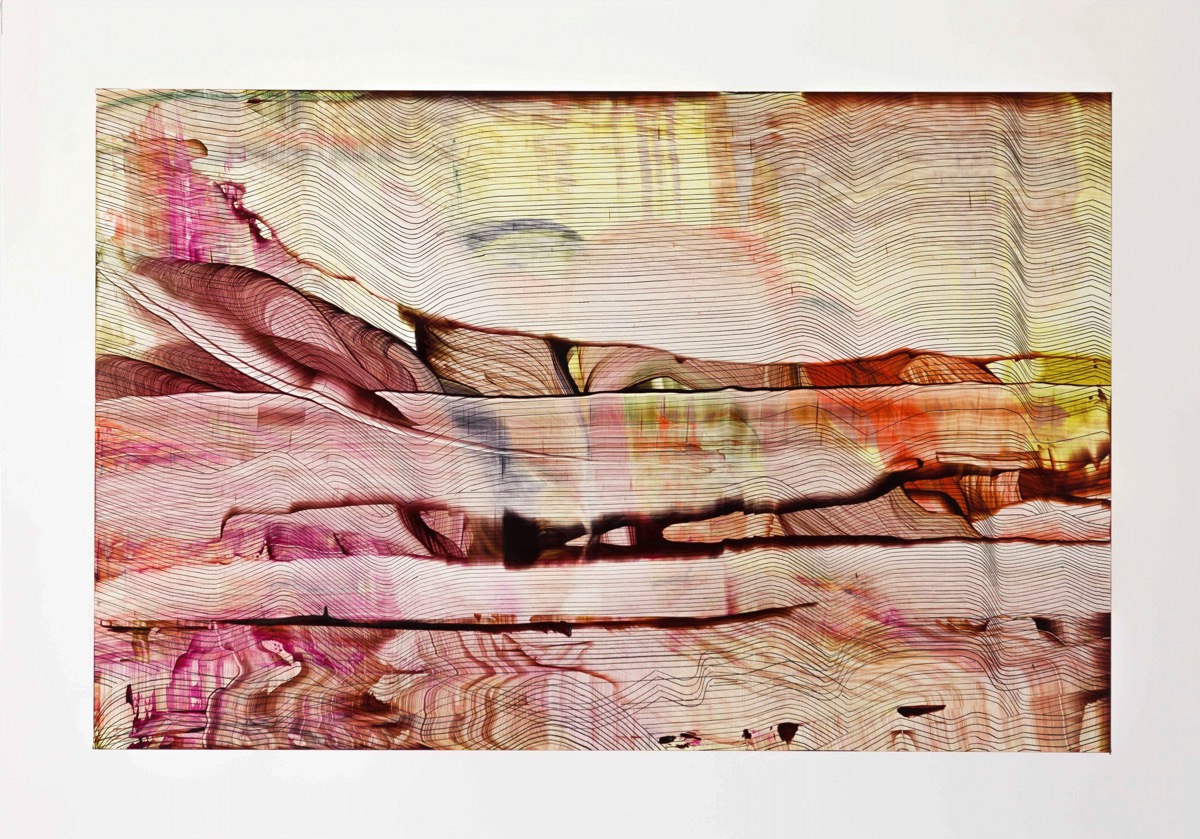 Stories, 2018, 45 x 64 cm, &Ouml;l auf Yupo Papier